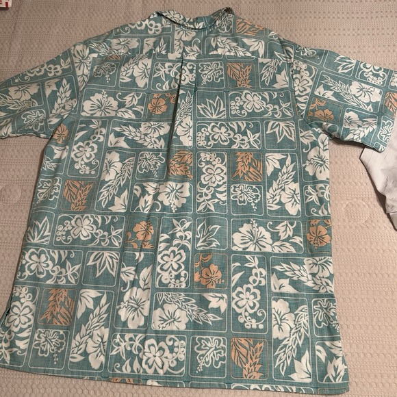 Barefoot in Paradise VTG XL Hawaiian Shirt Vacation Beach Surf  Resort Cruise - Picture 5 of 5